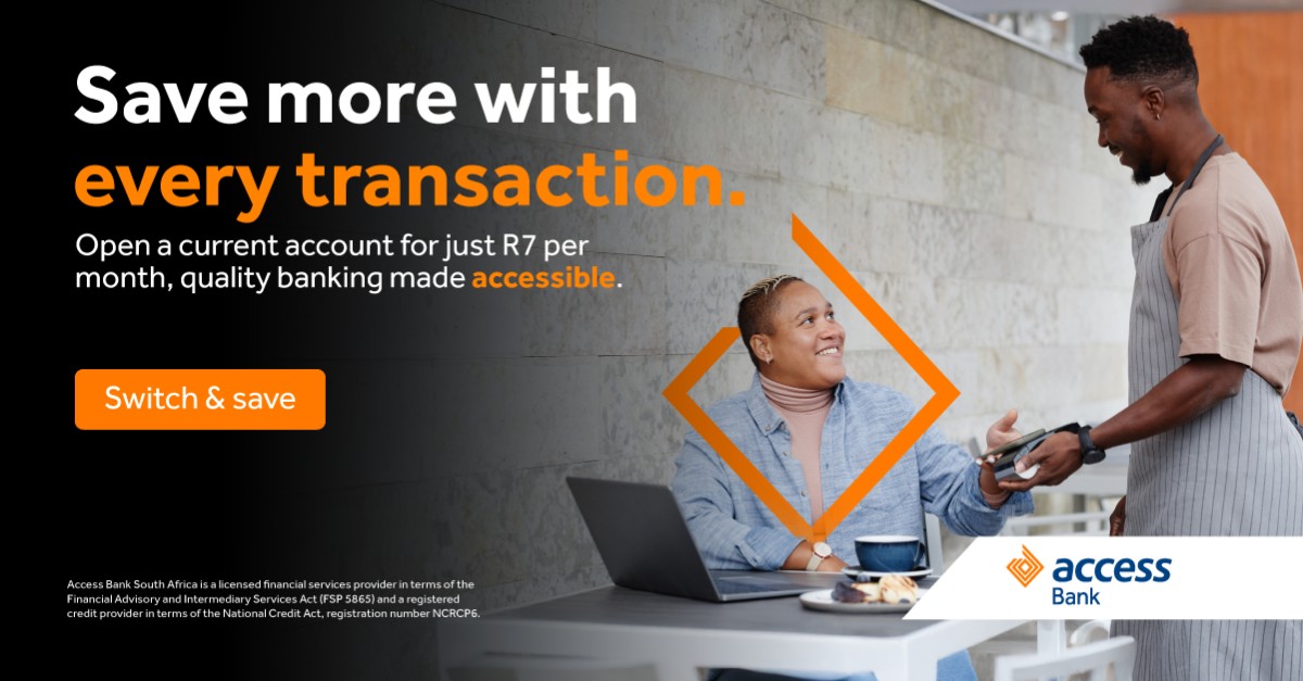 Access Bank South Africa ad