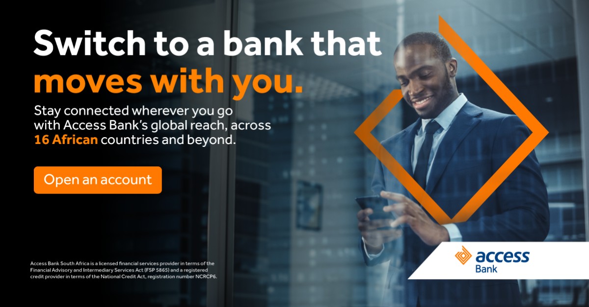Access Bank South Africa ad