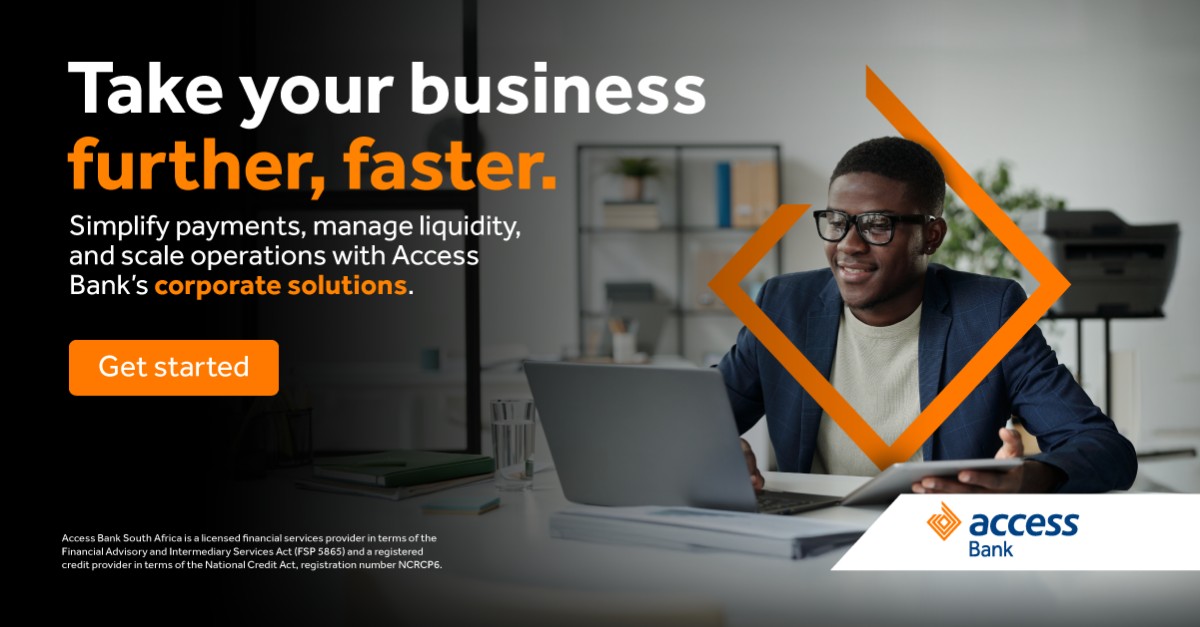 Access Bank South Africa ad