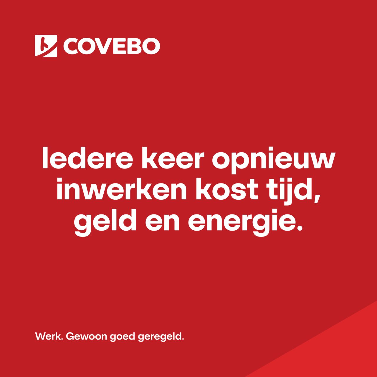 Covebo Uitzendgroep ad