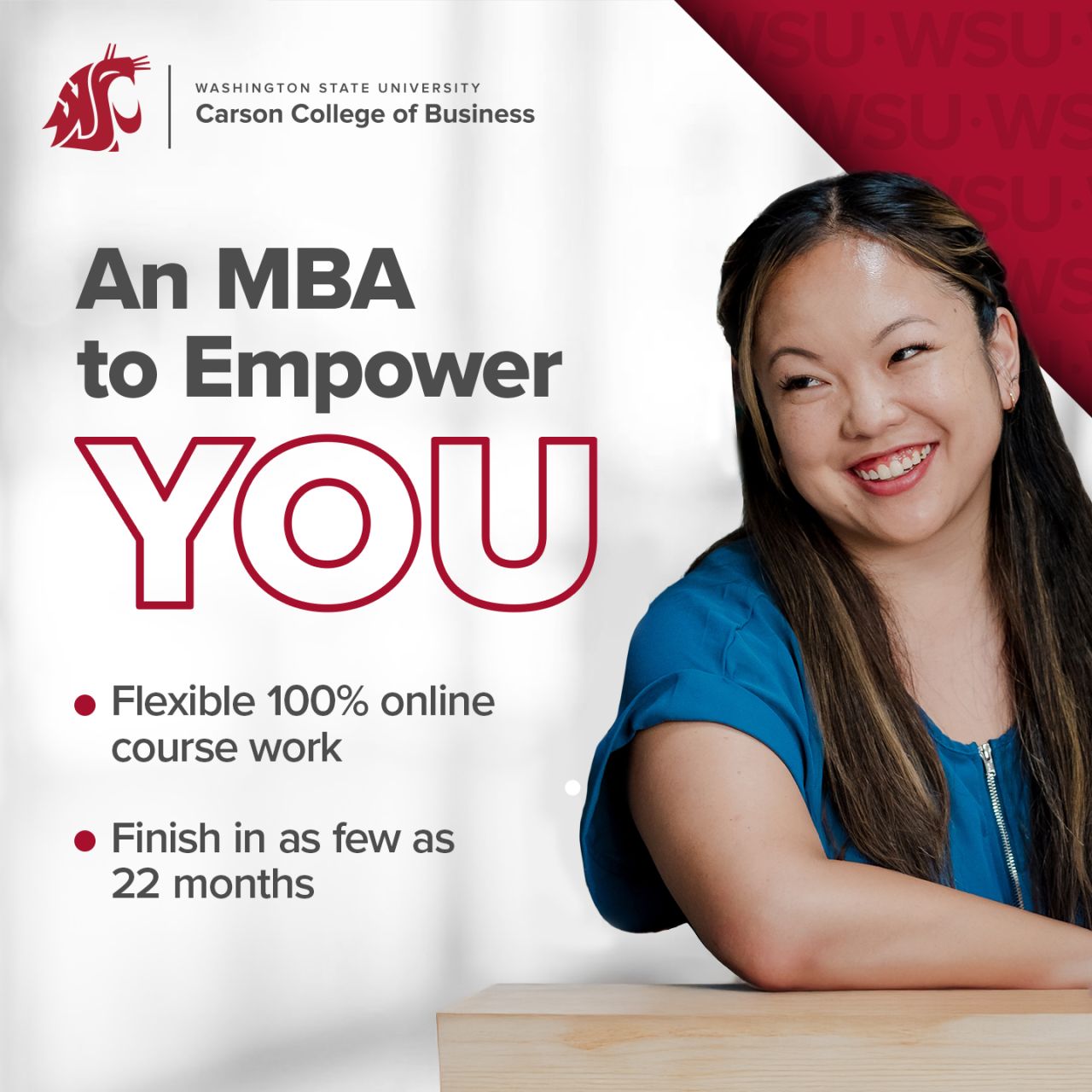 Washington State University Online MBA ad