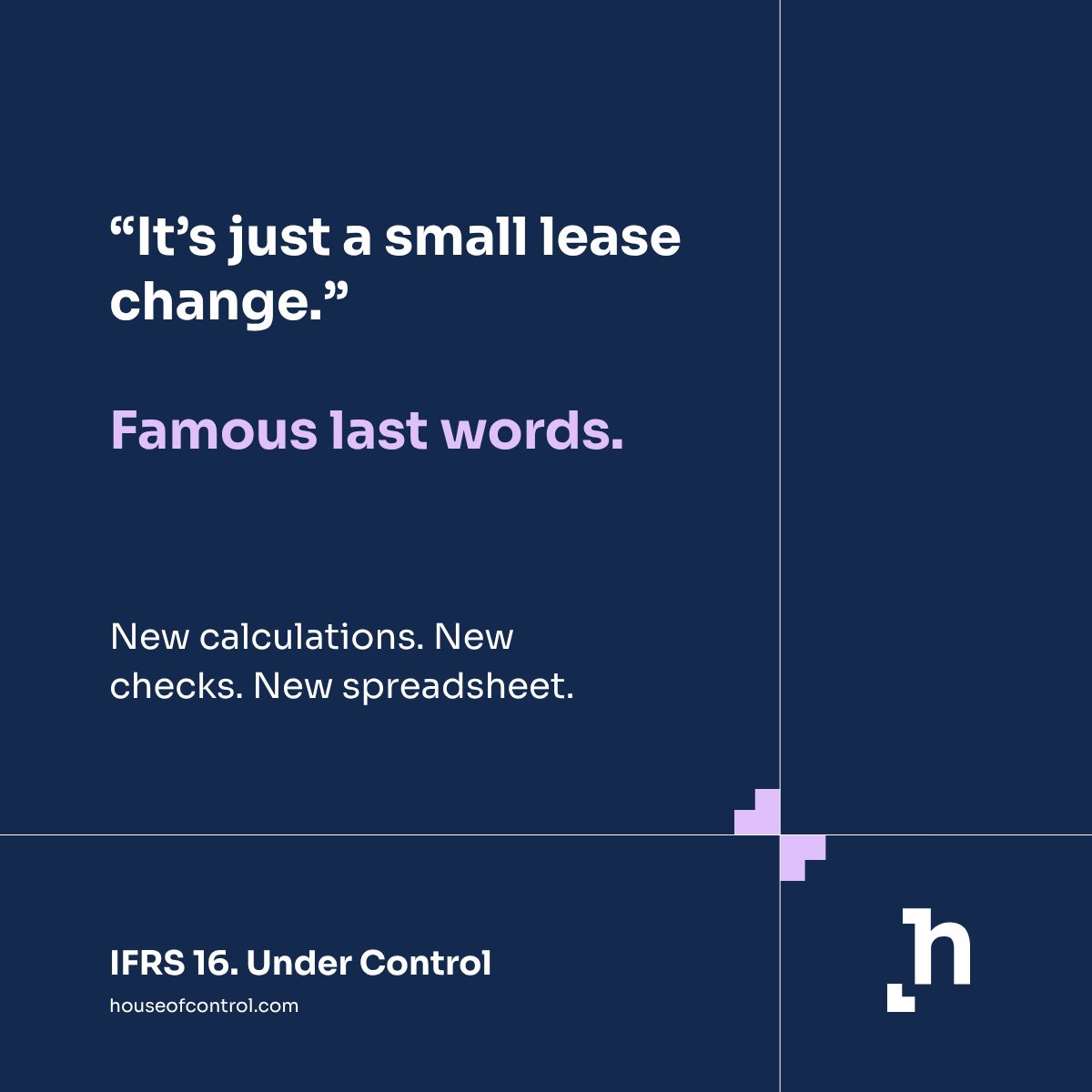 House of Control ad
