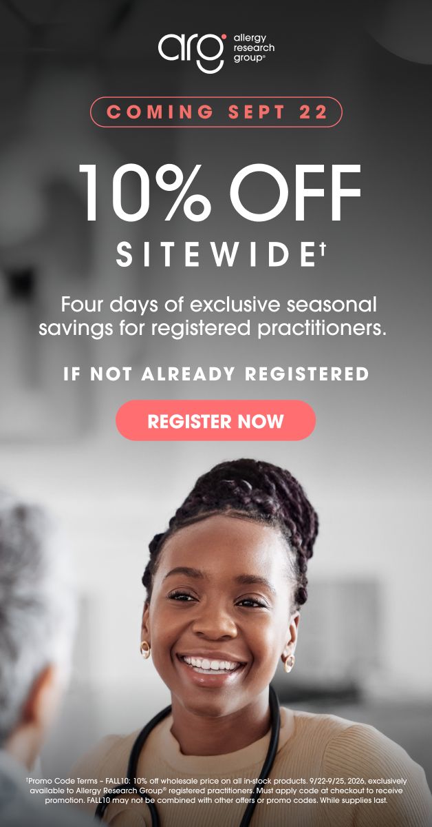 Allergy Research Group ad