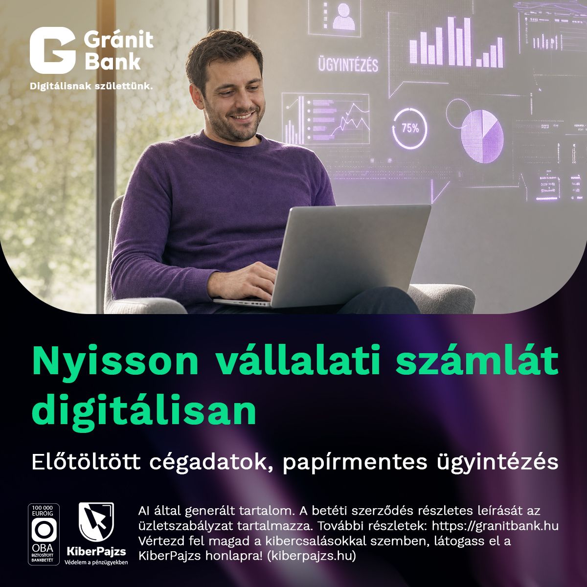 Gránit Bank ad