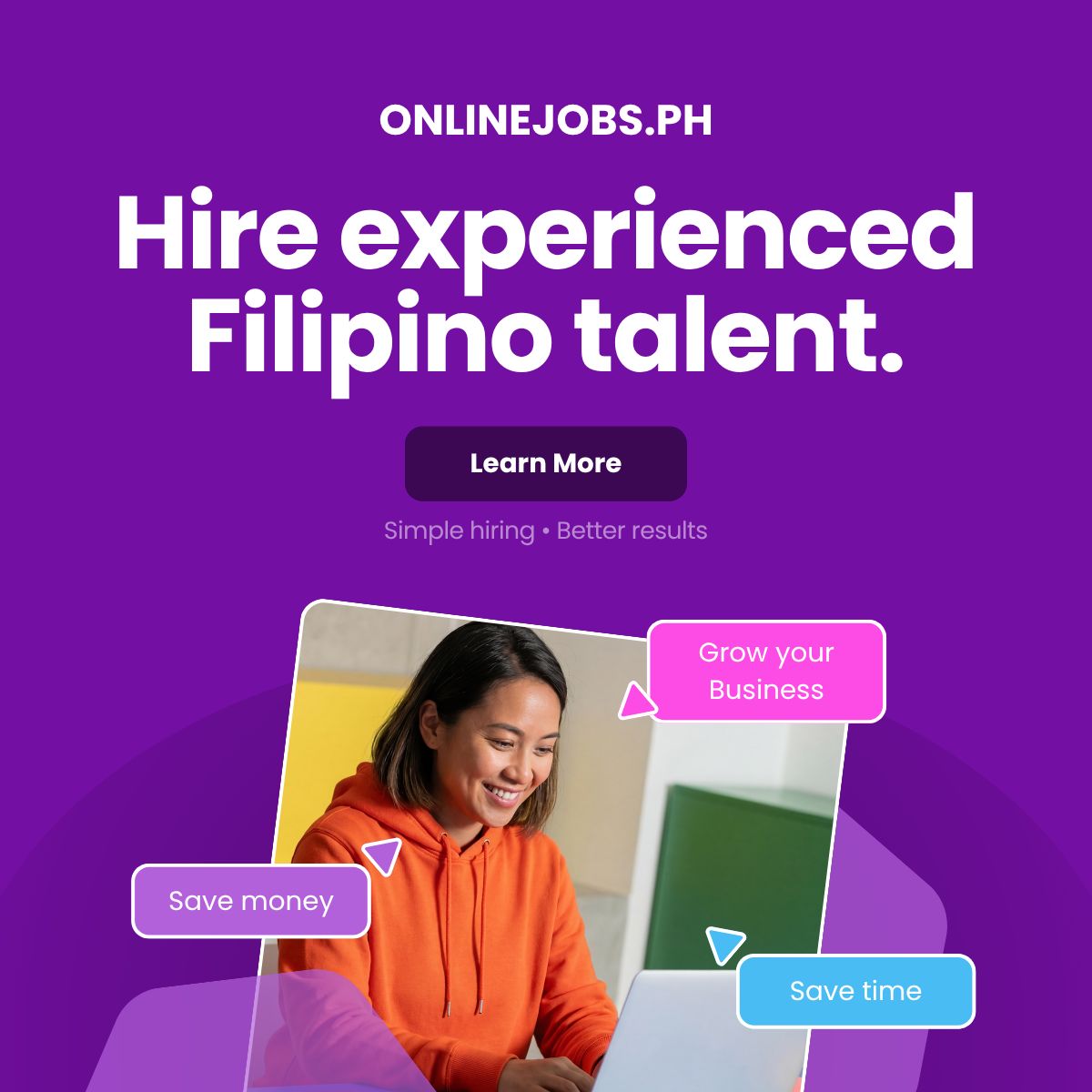 OnlineJobs.PH ad