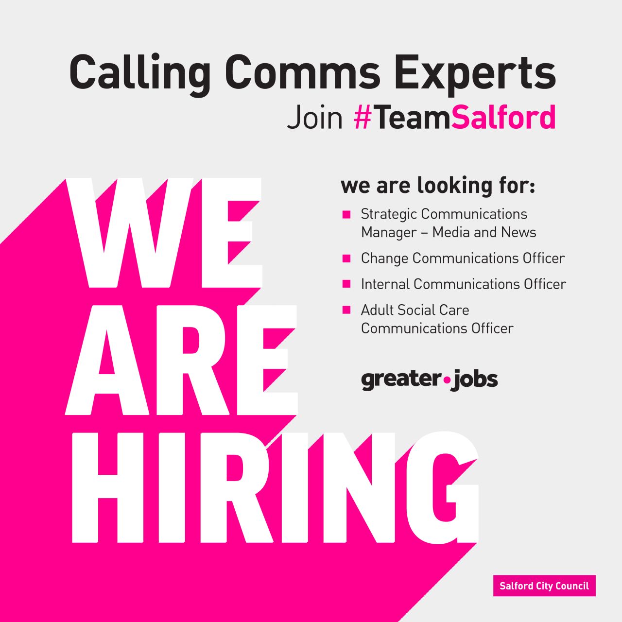 Salford City Council ad