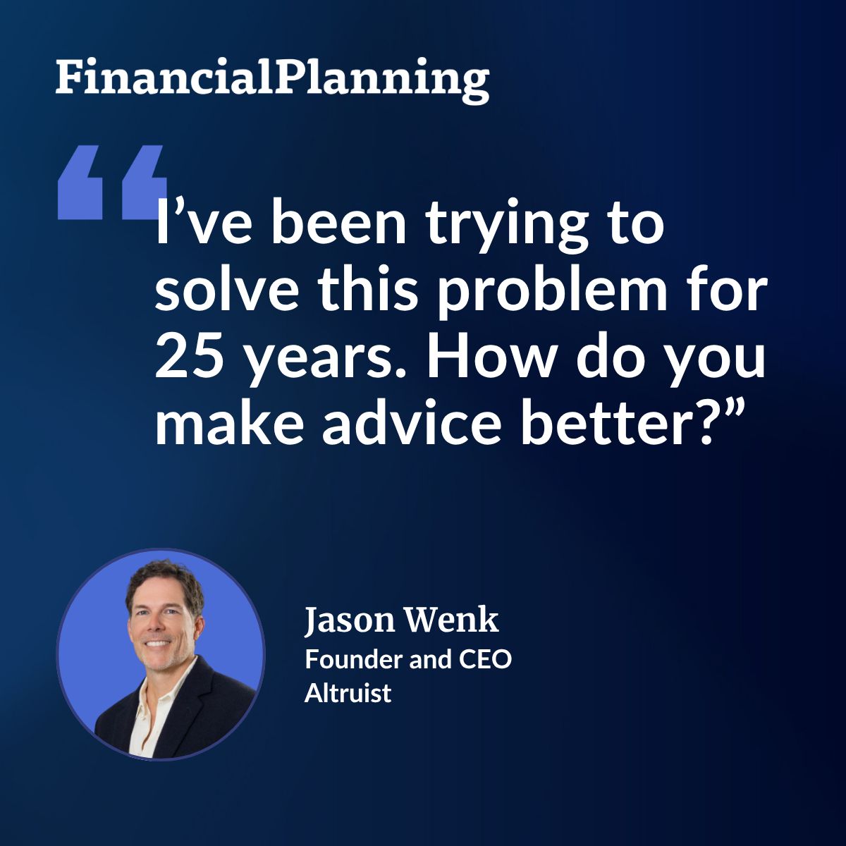 Financial Planning ad