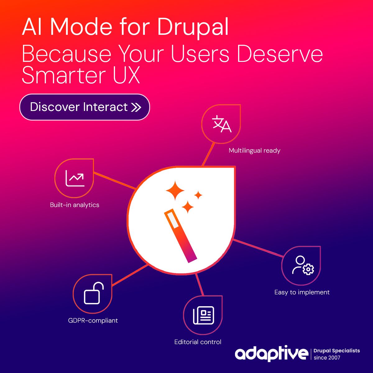 Adaptive - The Drupal Specialists ad
