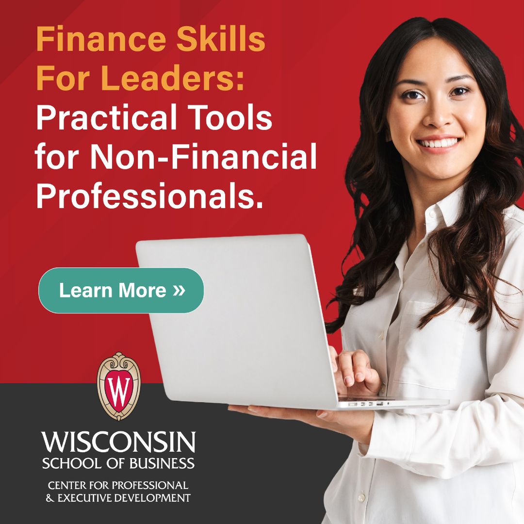 Wisconsin School of Business Center for Professional & Executive Development ad