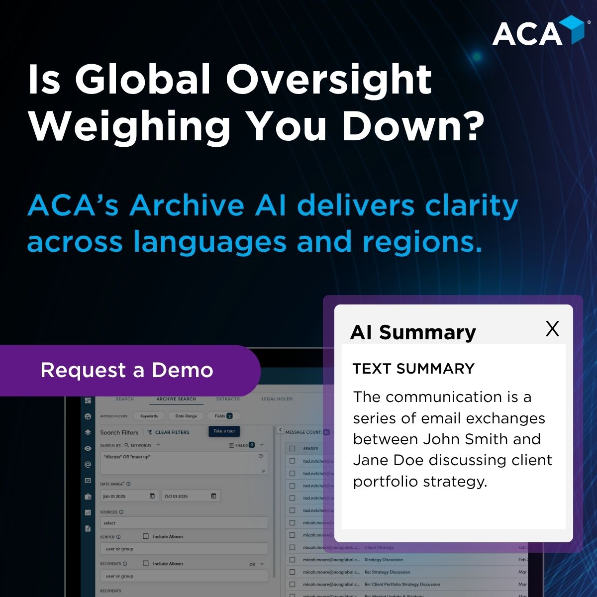ACA Group ad