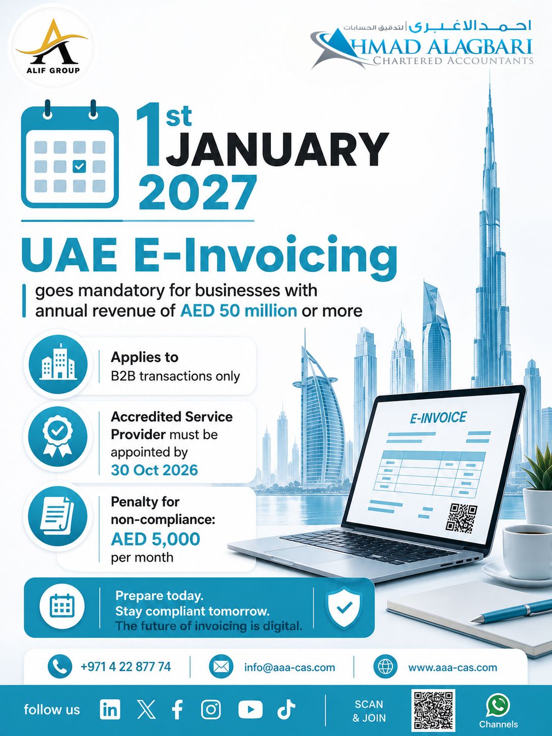 Ahmad Alagbari Chartered Accountants ad