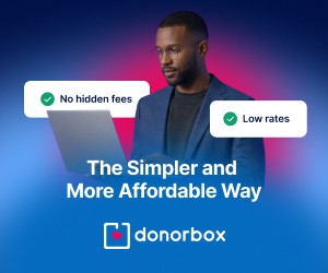 Donorbox ad