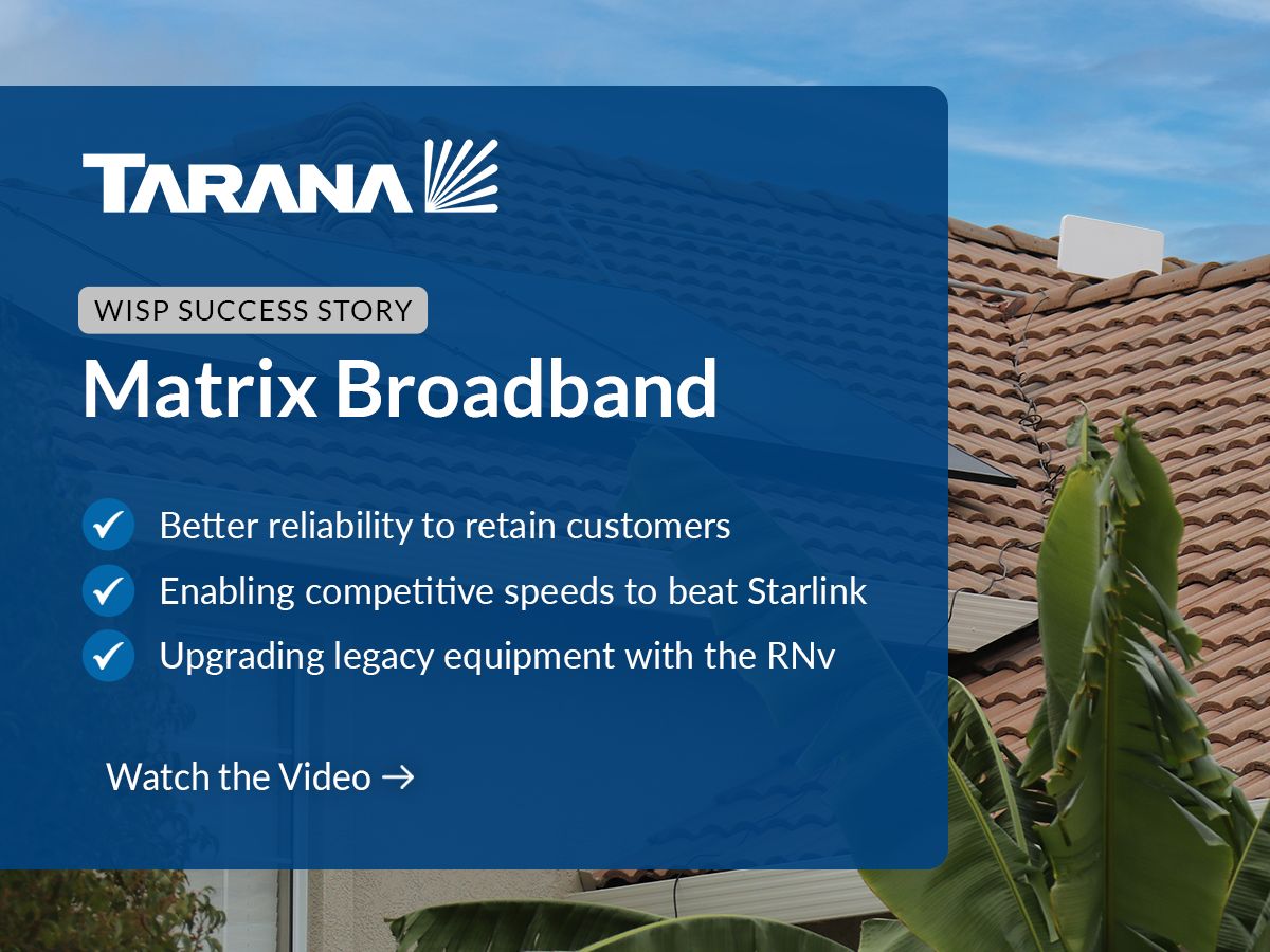 Tarana Wireless ad