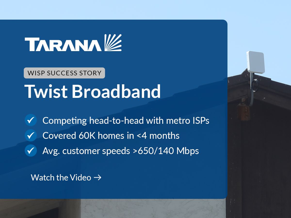 Tarana Wireless ad