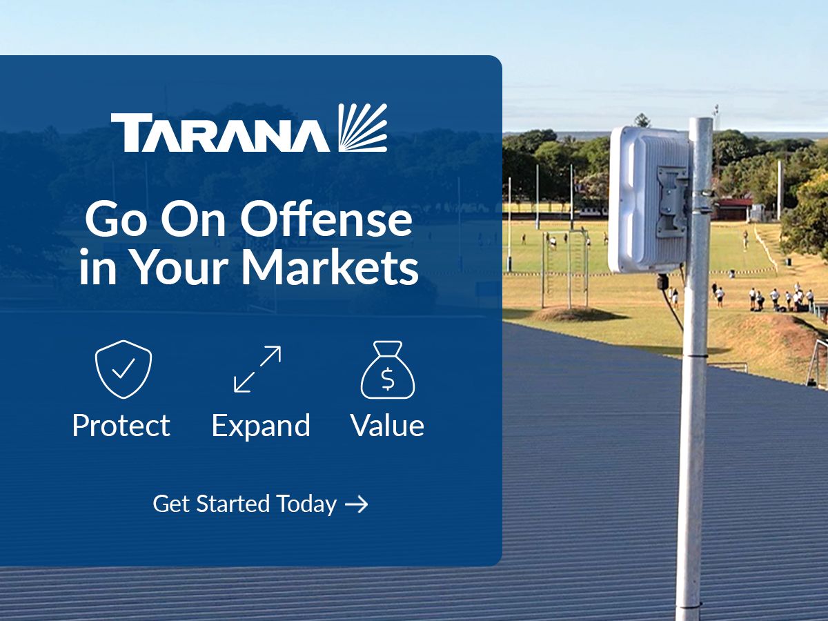 Tarana Wireless ad