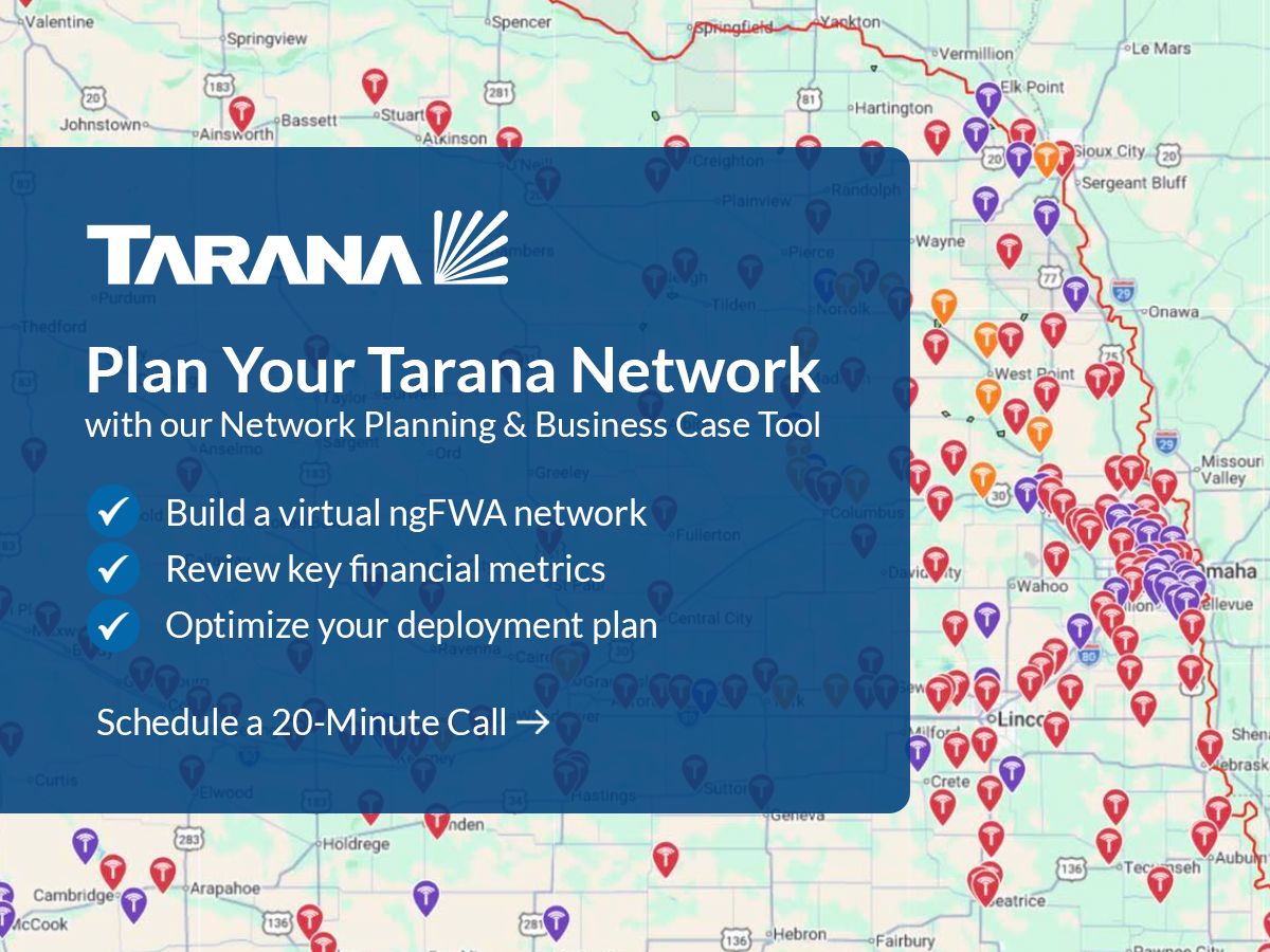 Tarana Wireless ad