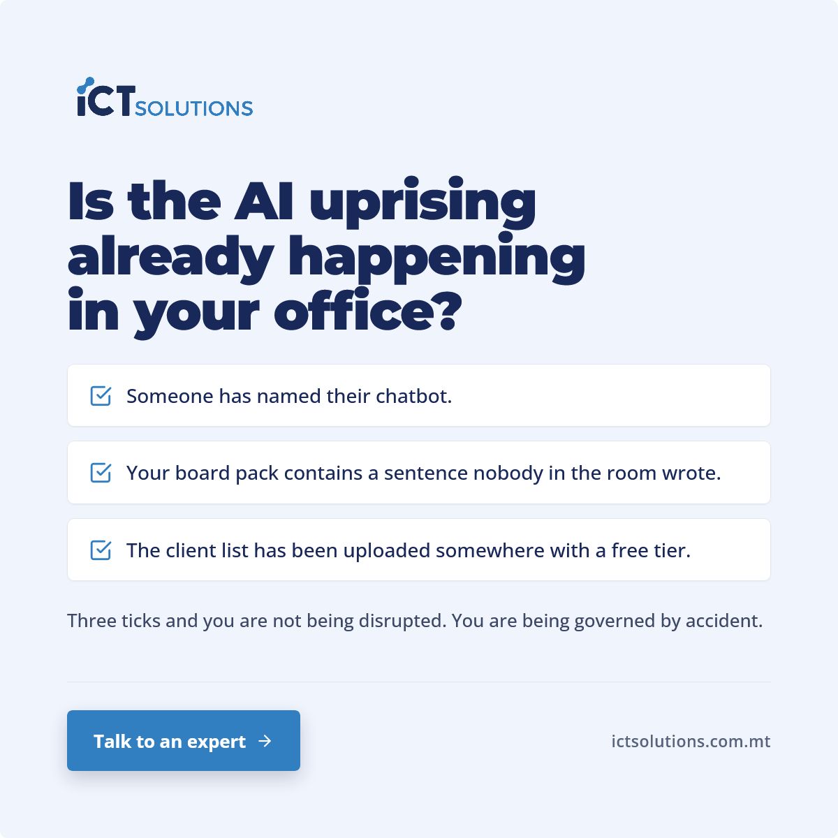 ICT Solutions ad