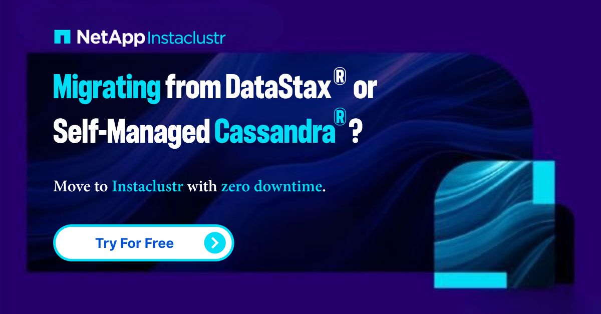 NetApp Instaclustr ad