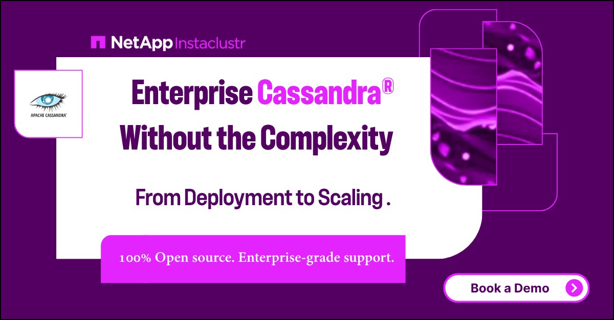 NetApp Instaclustr ad