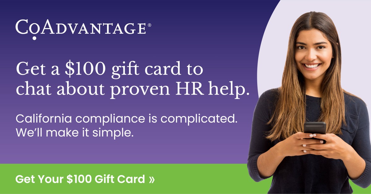 CoAdvantage ad