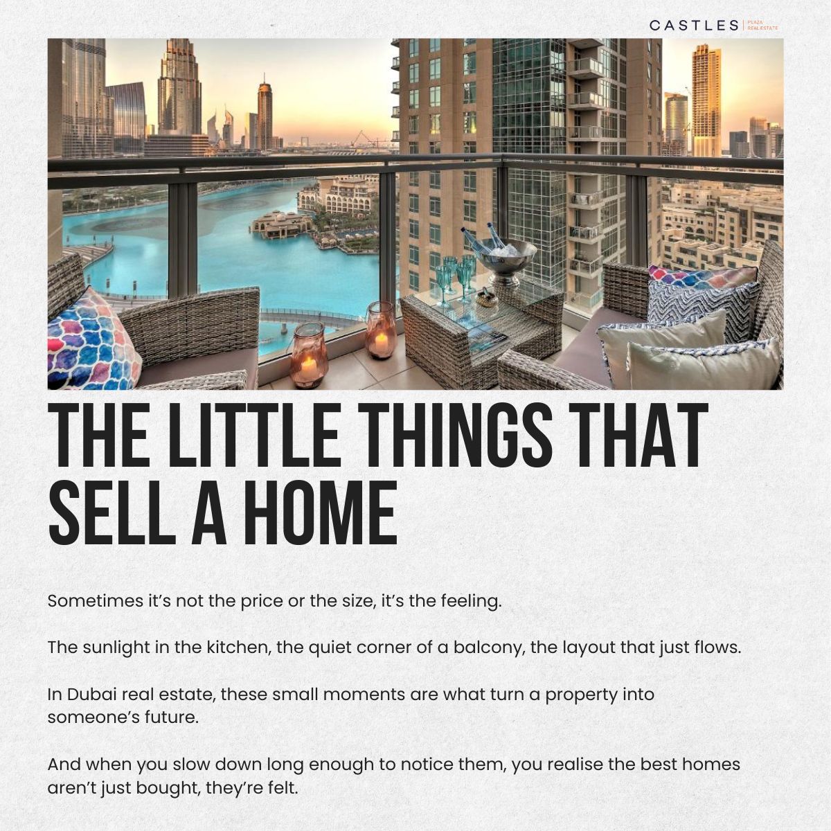 Castles Plaza Real Estate ad
