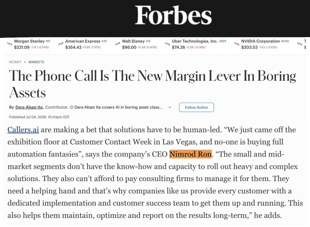 Callers.ai ad