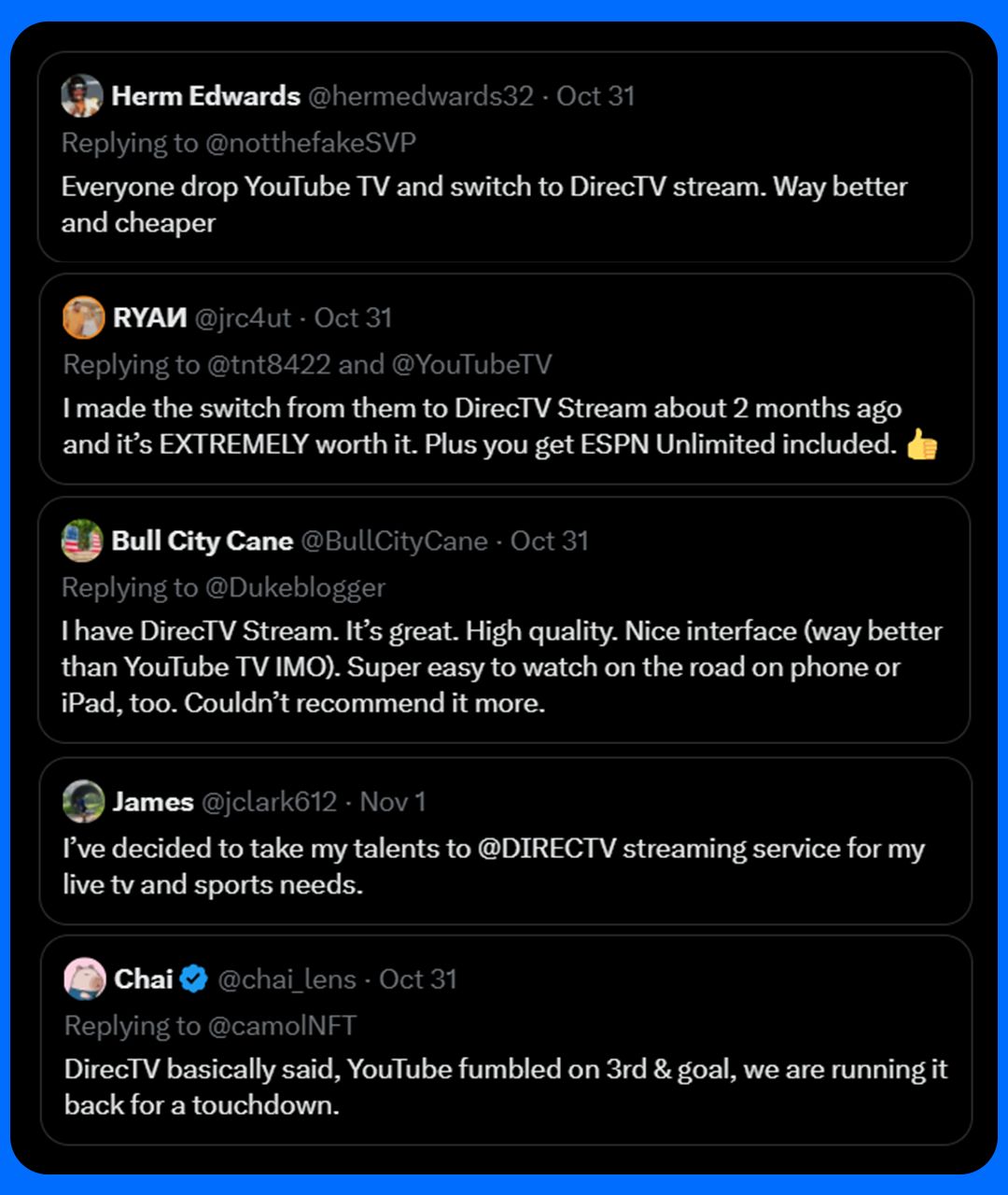 DIRECTV ad