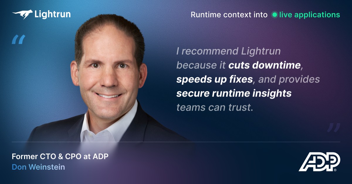 Lightrun ad