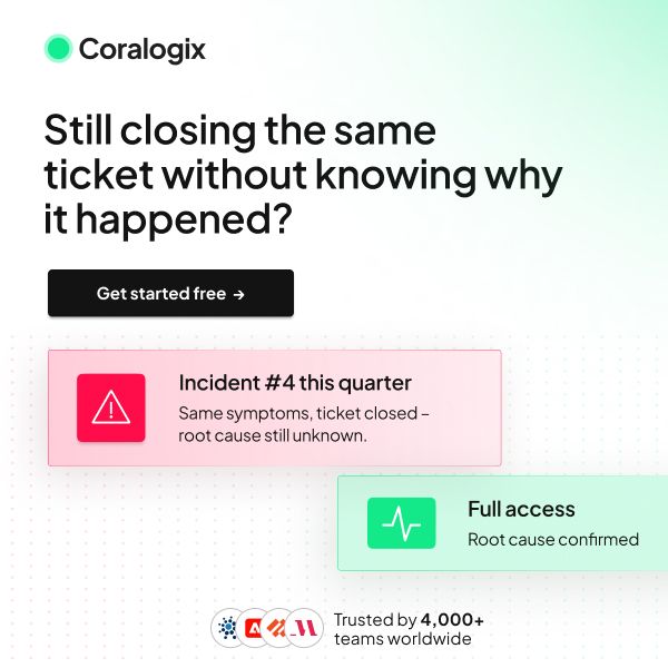 Coralogix ad