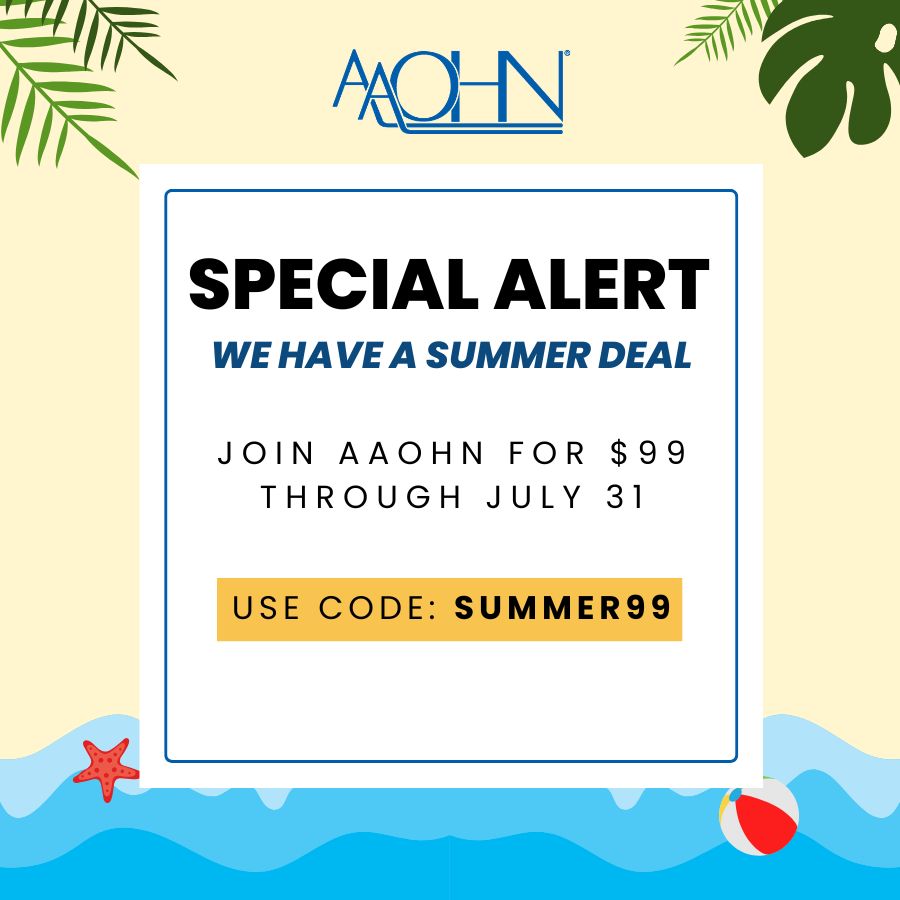 AAOHN - American Association of Occupational Health Nurses ad