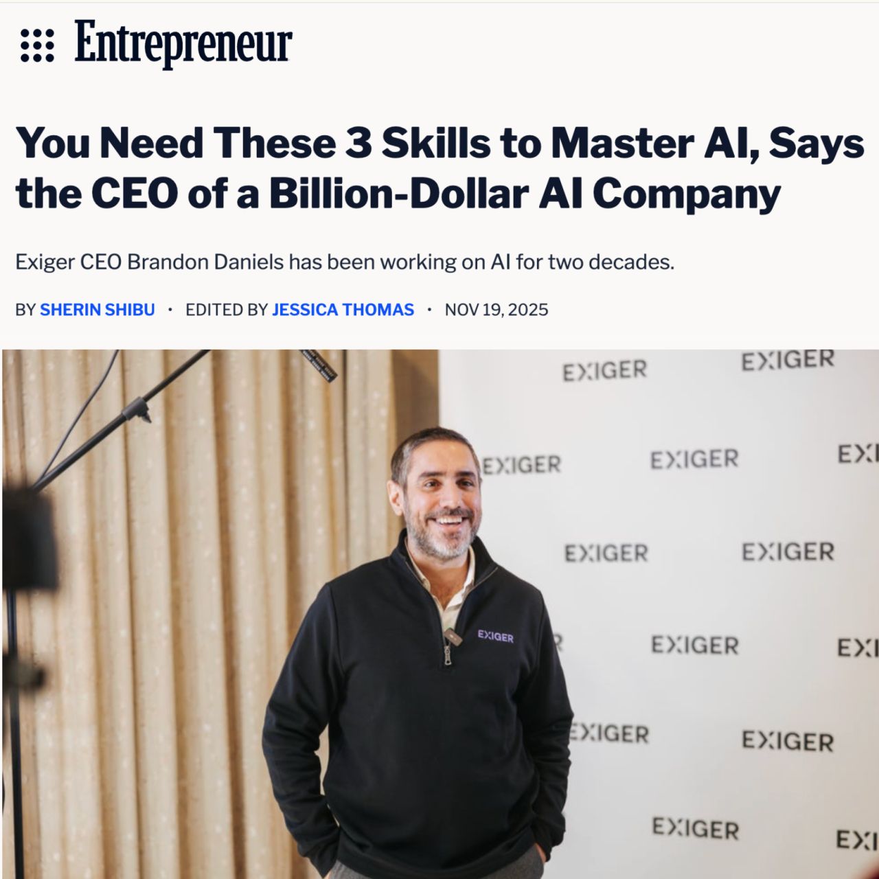 Exiger ad