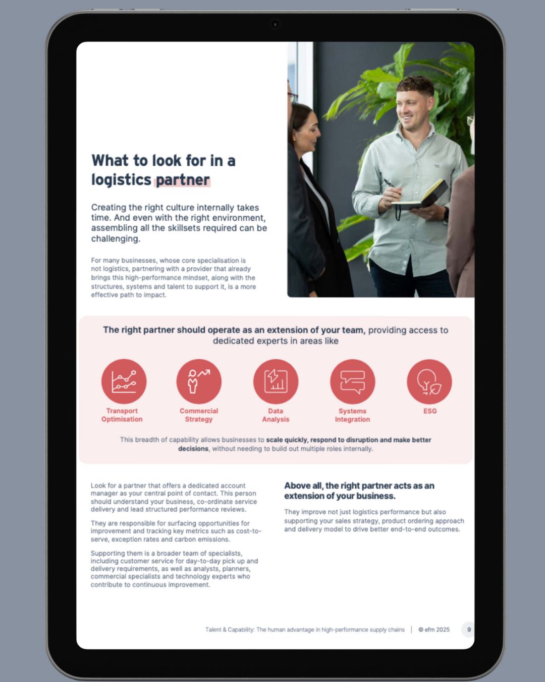 efm Logistics ad