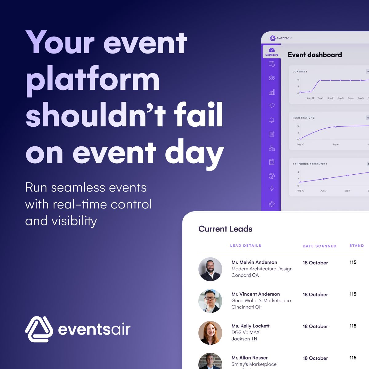 EventsAir ad