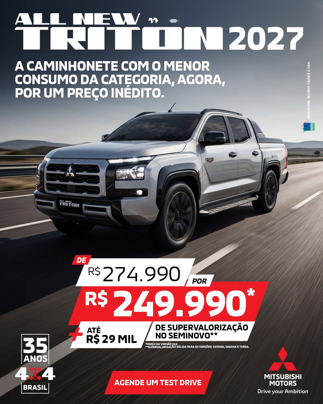 Mitsubishi Motors Brasil ad