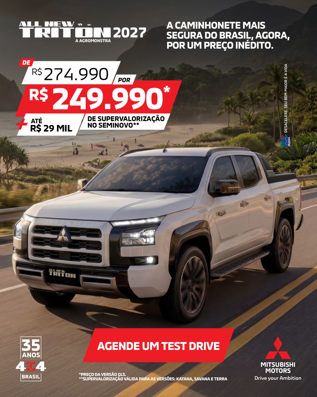 Mitsubishi Motors Brasil ad