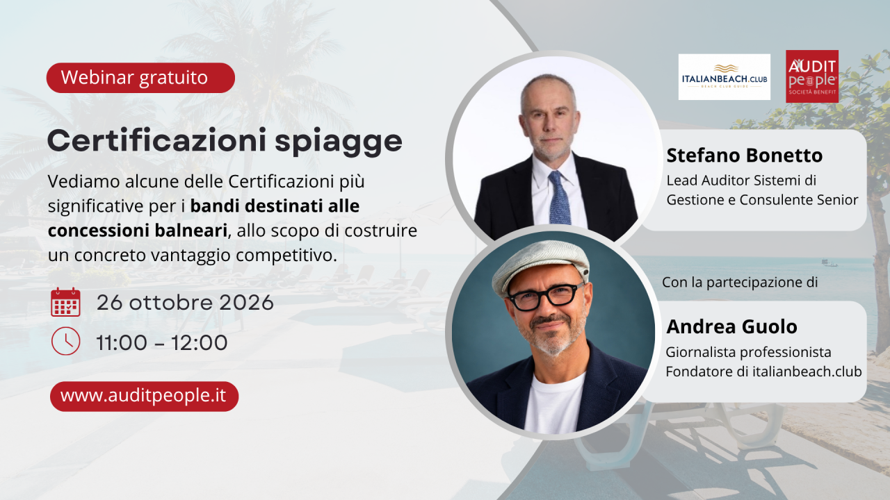 Audit People | Certificazioni ISO – UNI & Legal Compliance ad
