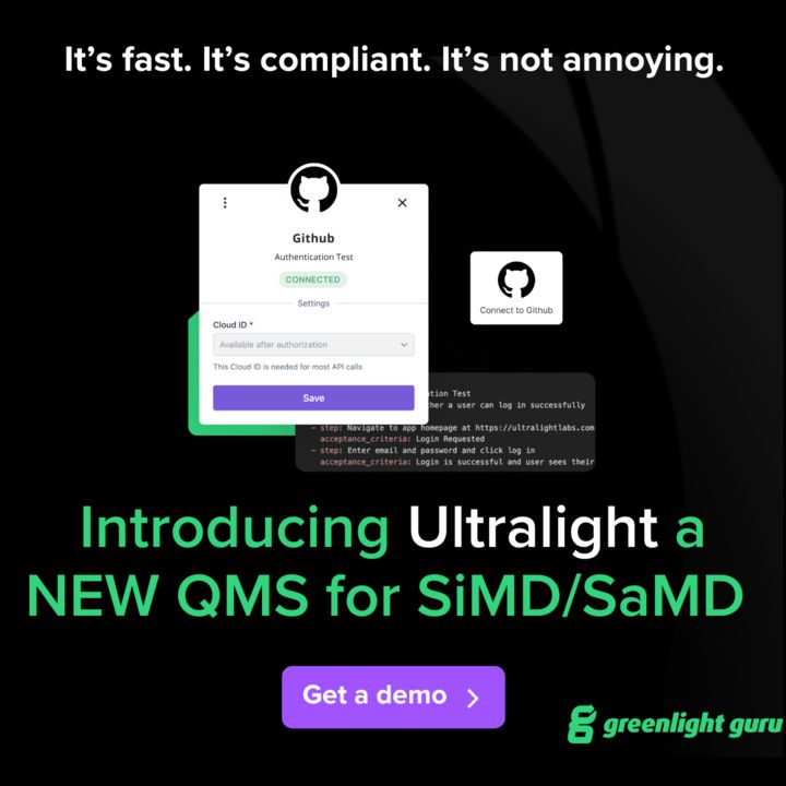 Greenlight Guru ad