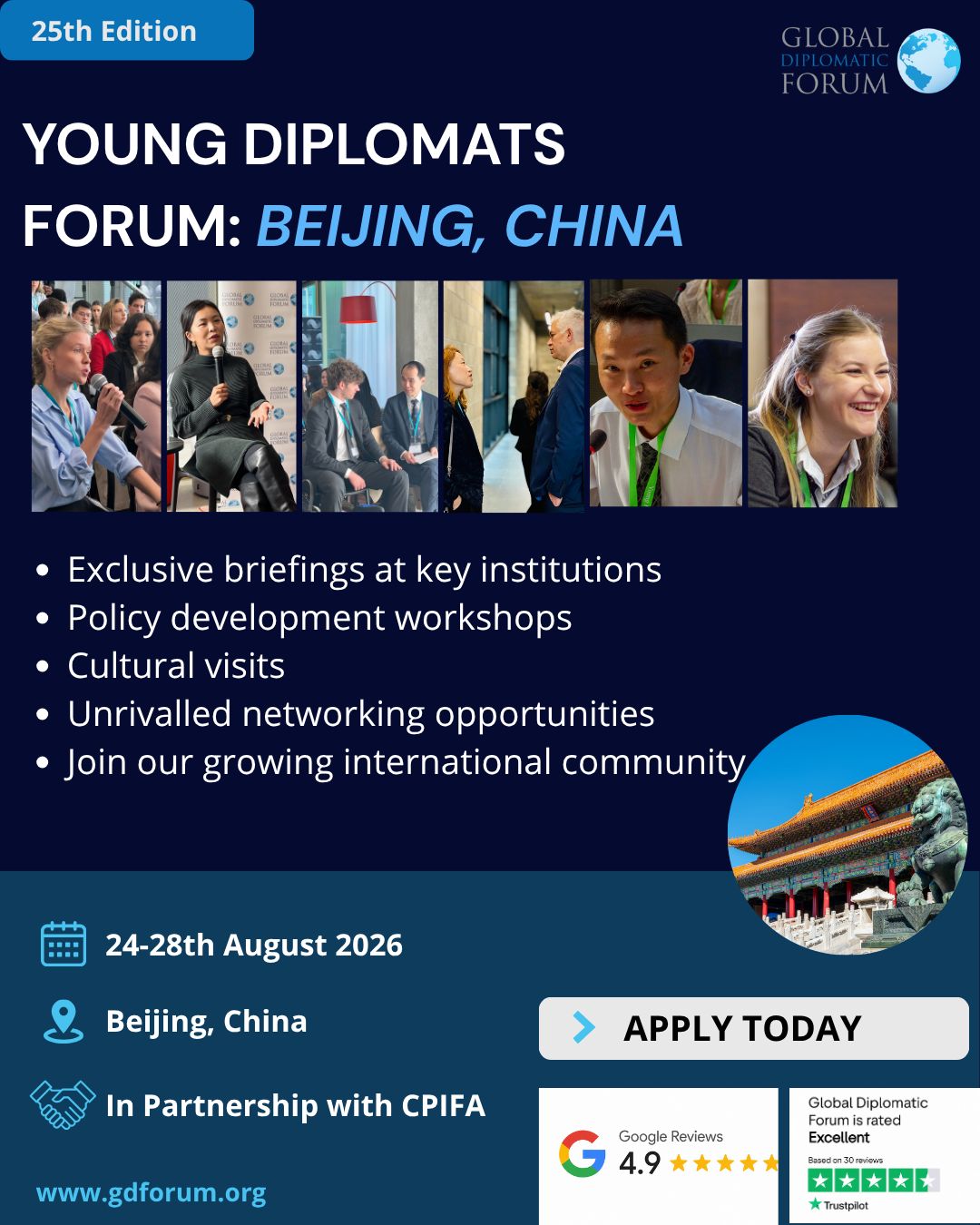 GLOBAL DIPLOMATIC FORUM ad
