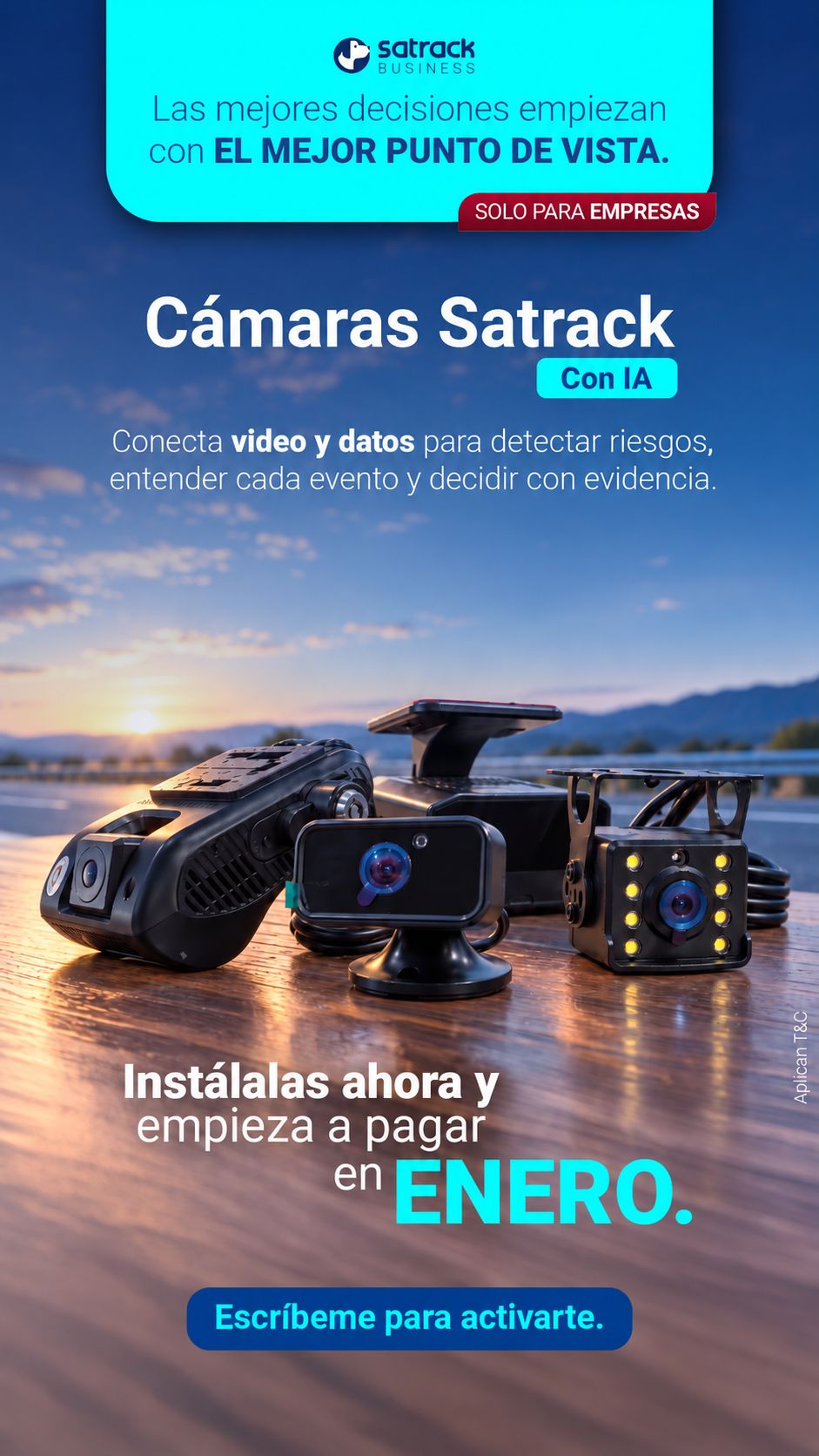 Satrack Business ad