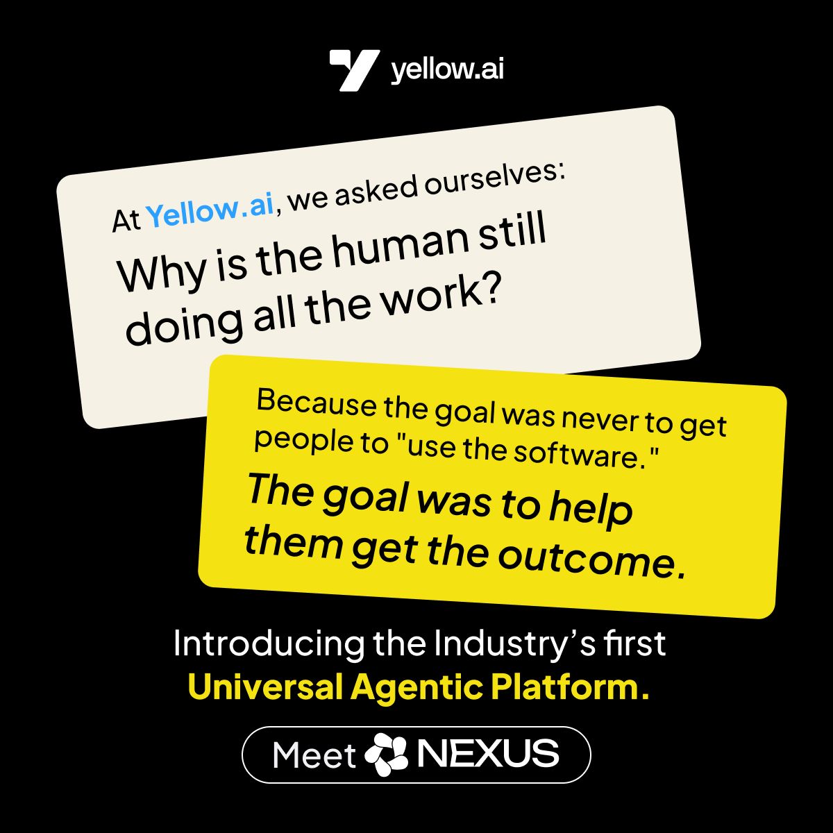 Yellow.ai ad
