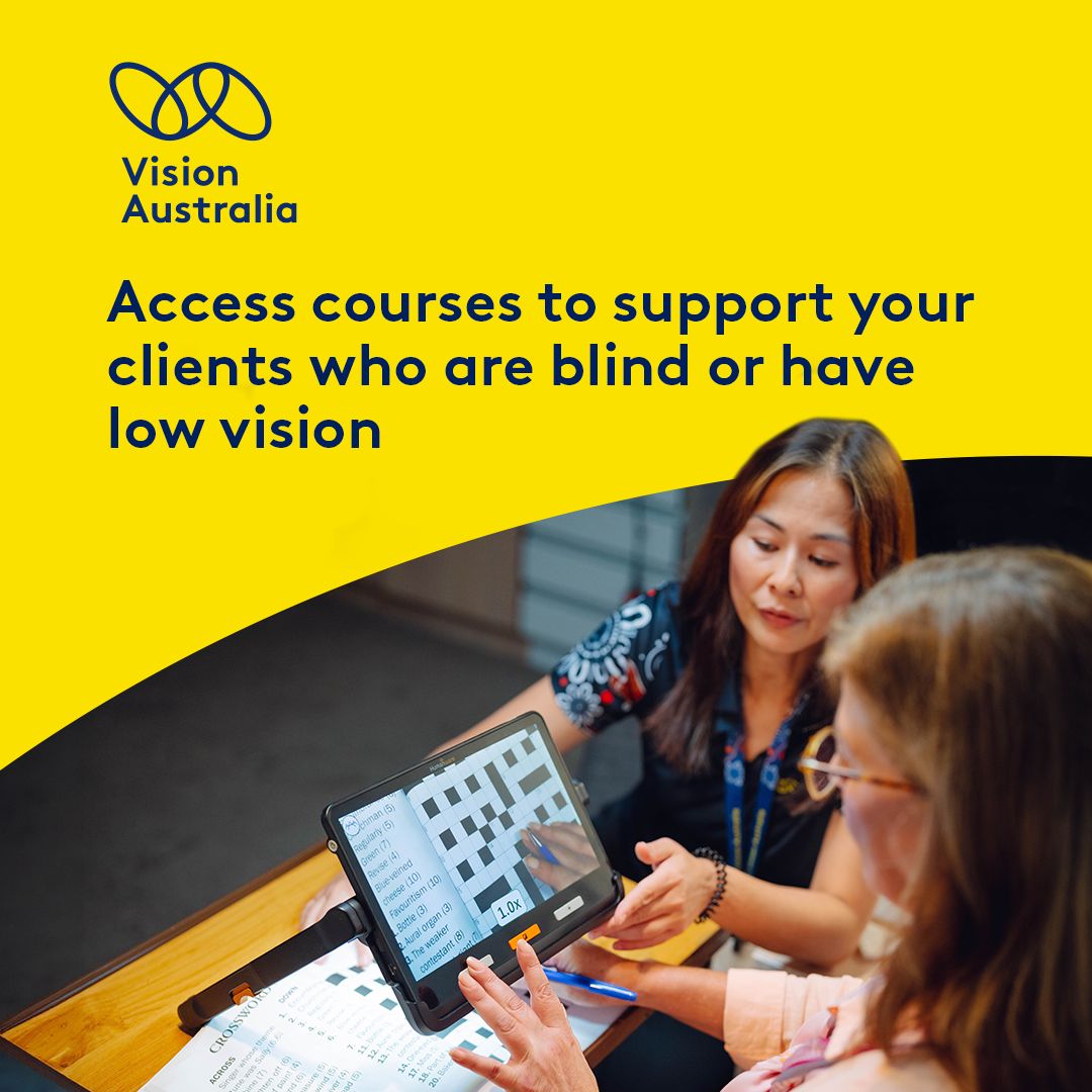 Vision Australia ad