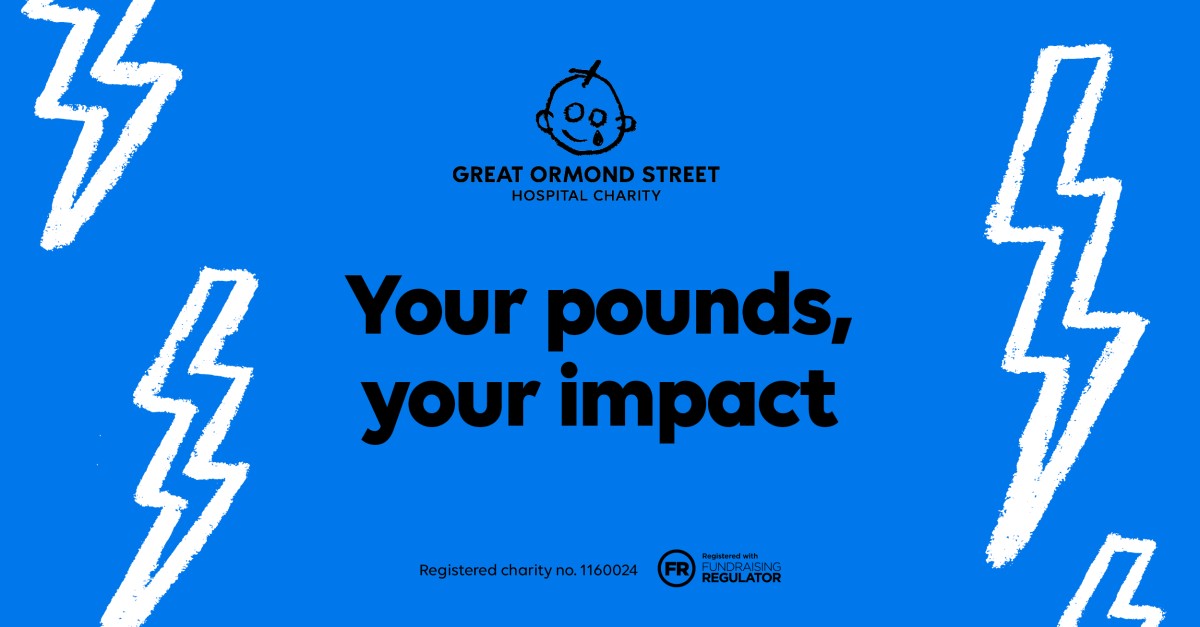 Great Ormond Street Hospital Charity ad
