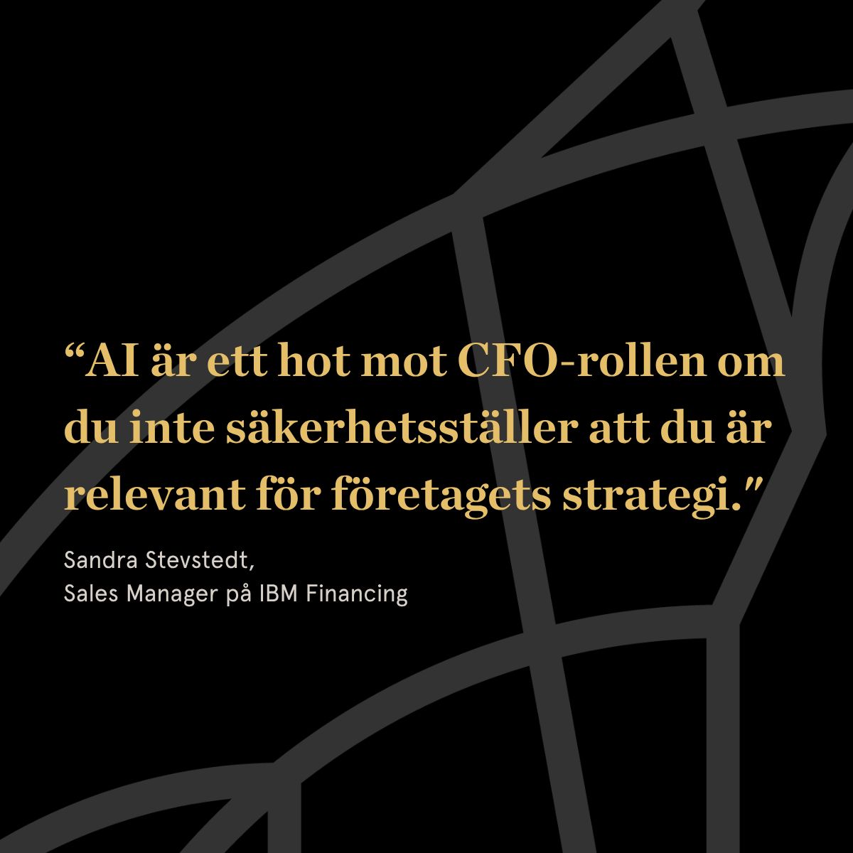 Finance Recruitment Sweden ad