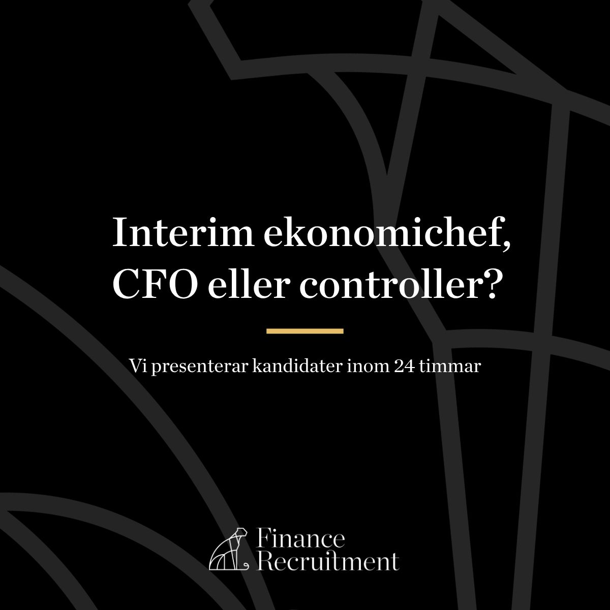 Finance Recruitment Sweden ad