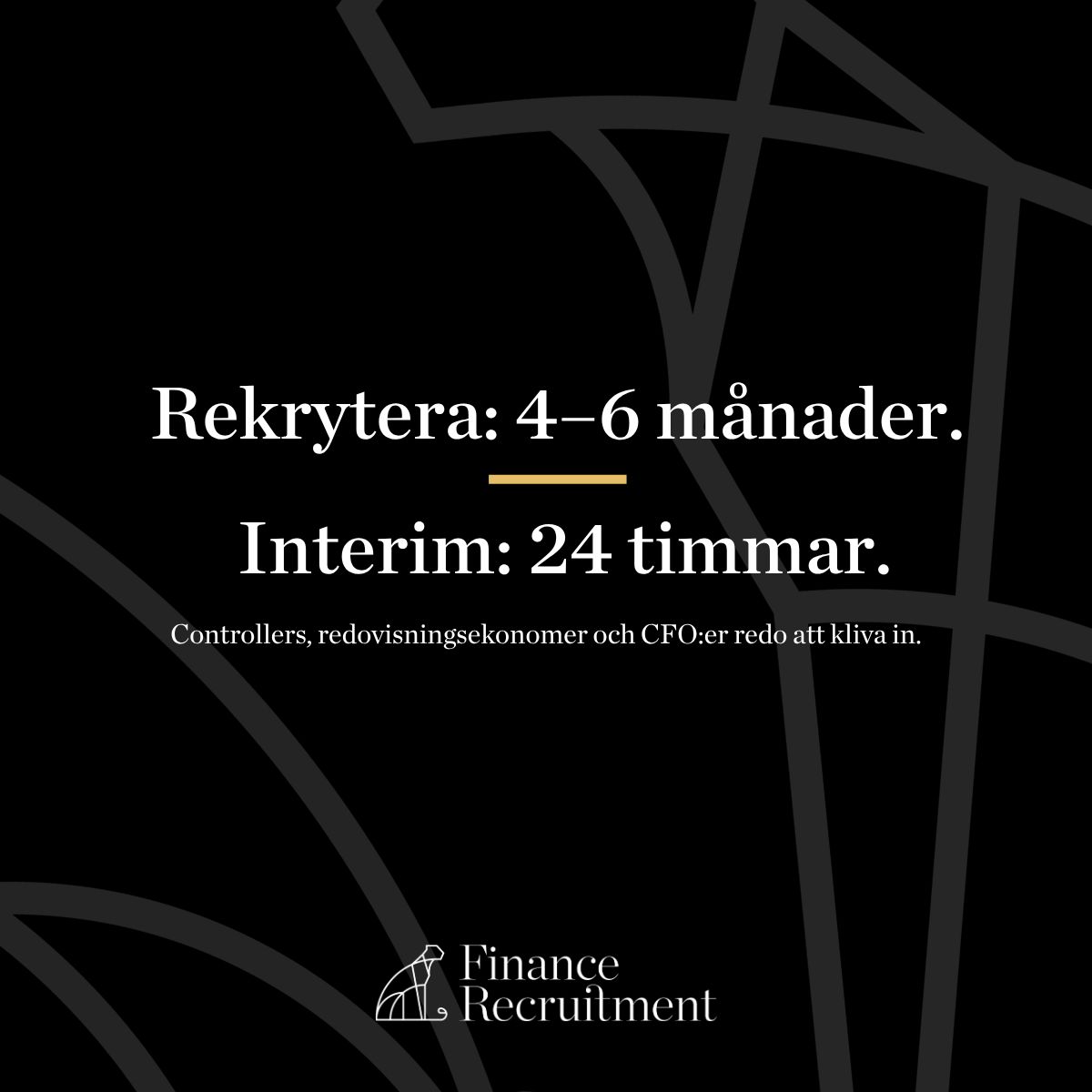 Finance Recruitment Sweden ad
