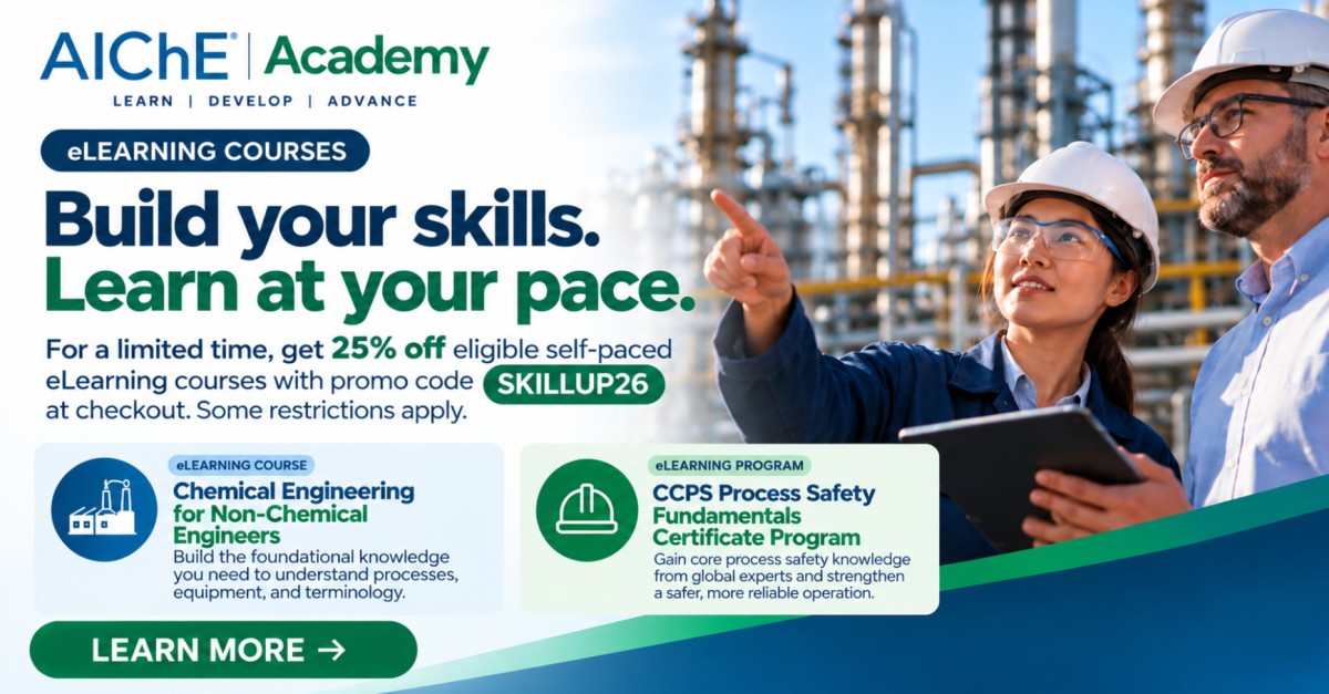 AIChE - American Institute of Chemical Engineers ad