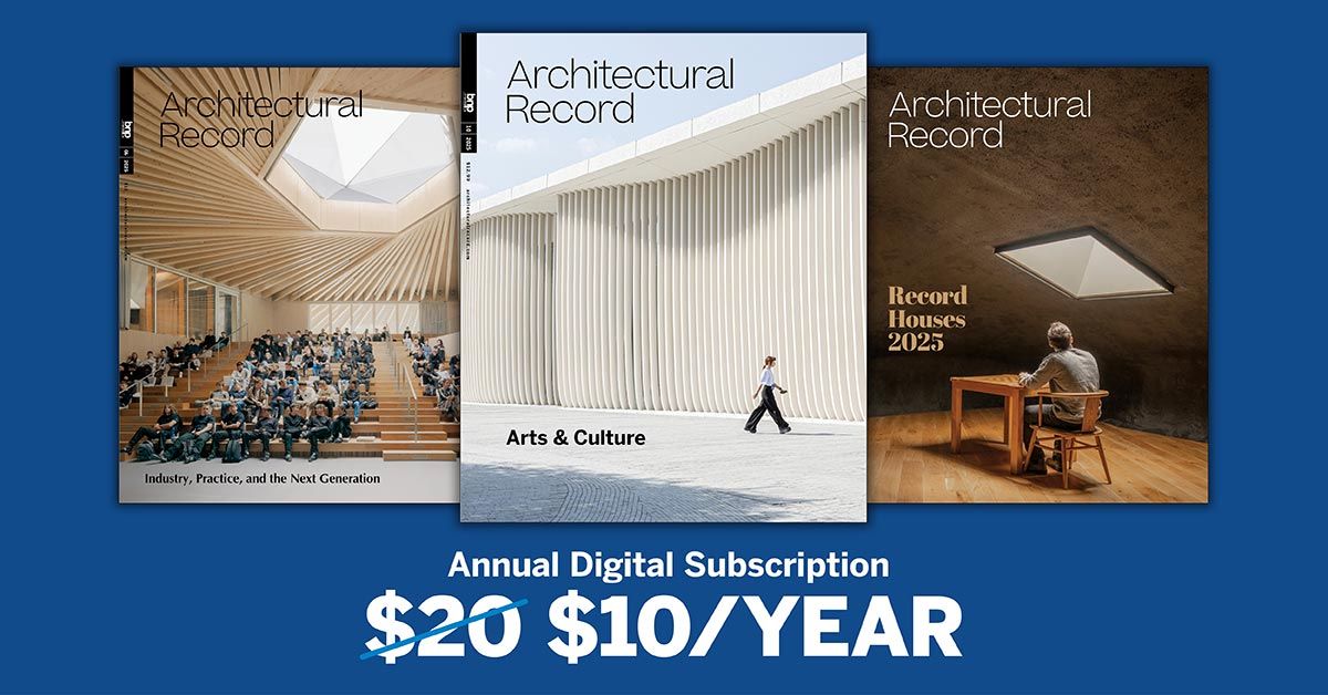 Architectural Record ad