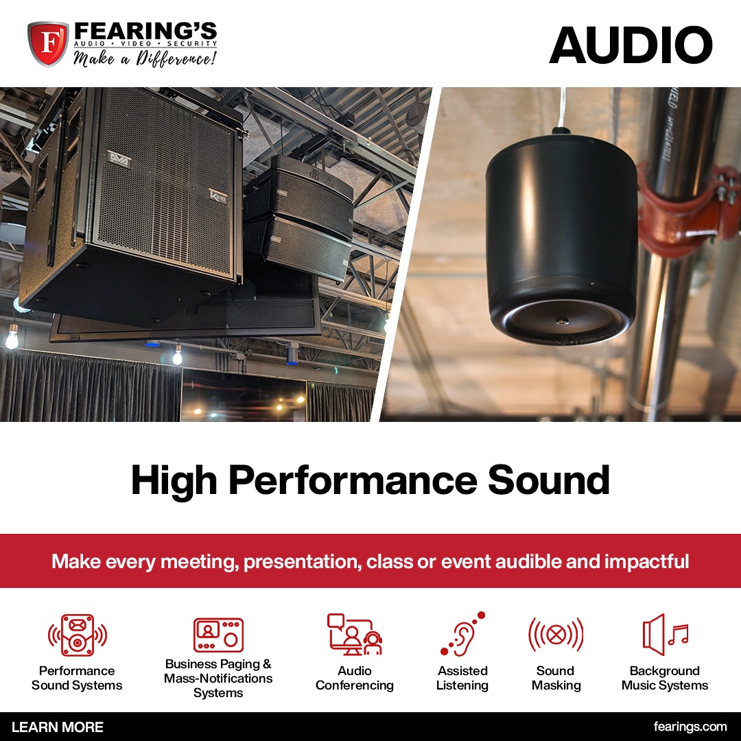 Fearing's Audio Video Security ad