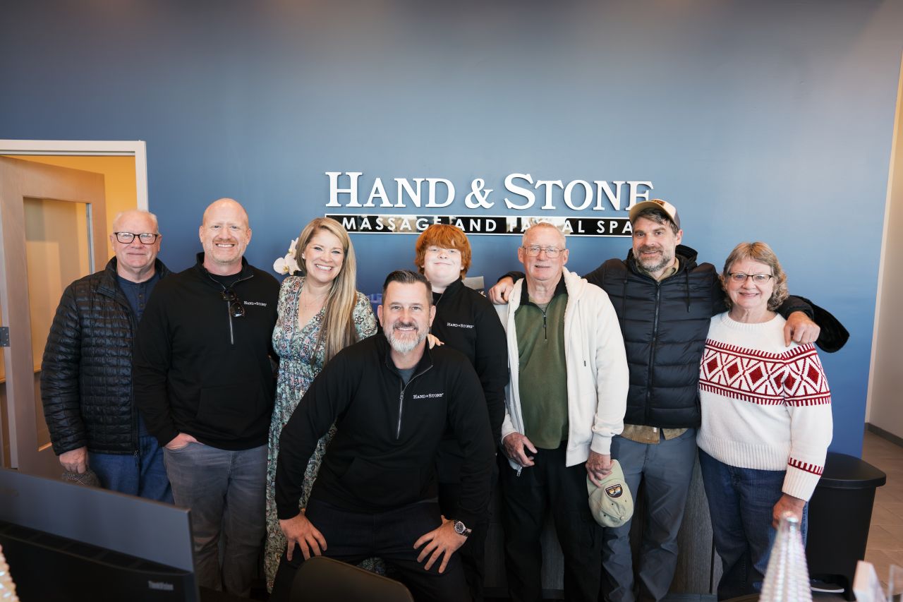 Hand & Stone Massage and Facial Spa ad