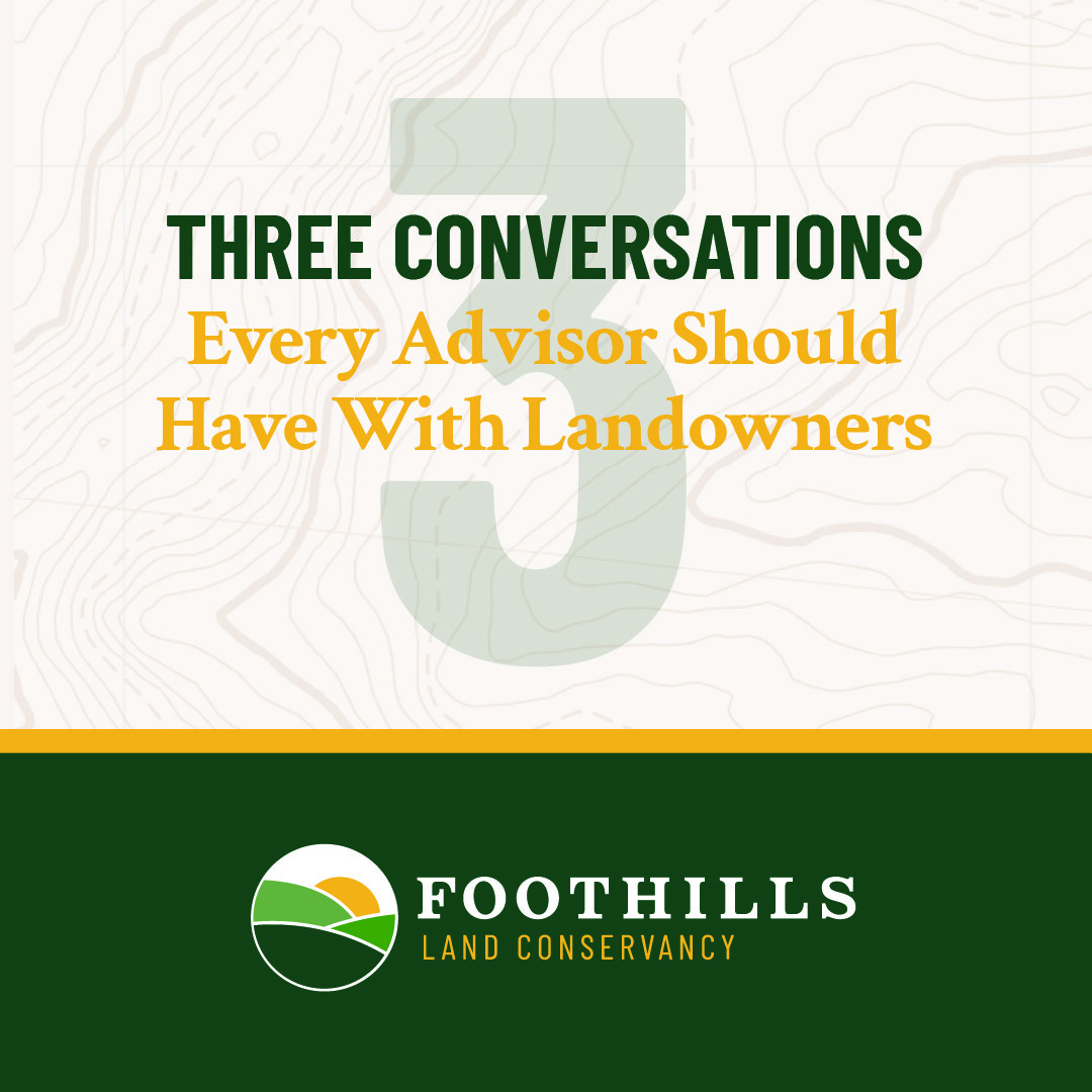 Foothills Land Conservancy ad